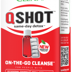 HERBAL CLEAN QSHOT ON-THE-GO CLEANSE 1FL OZ + 5 TABLETS  (TROPICAL)