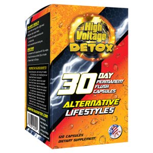 HIGH VOLTAGE DETOX 30-DAY PERMANENT FLUSH 120 CAPSULES