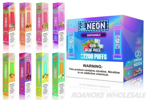 LUCKEE NEON 2200 PUFFS 10PCS [60ML]