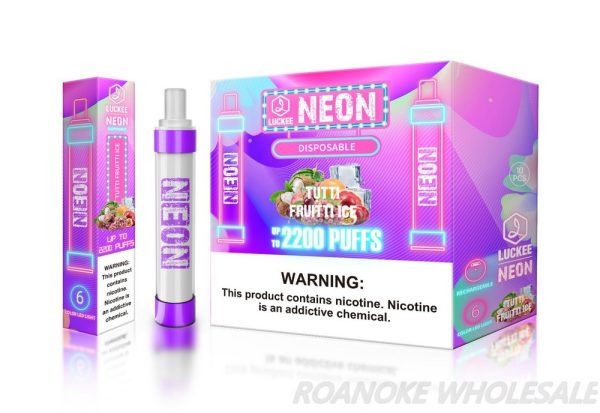 LUCKEE NEON 2200 PUFFS 10PCS [60ML] - Image 2