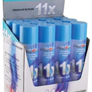 NEON BUTANE 11X GAS LIGHTER REFILL 300ML 12PCS [NO SHIPPING]
