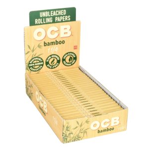 OCB BAMBOO ROLLING PAPERS 1&1/4 SIZE 24PCS