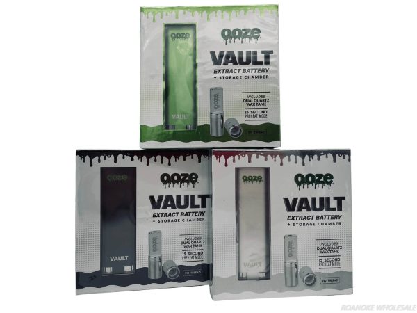 OOZE VAULT 510 THREAD VAPE BATTERY W/STORAGE CHAMBER