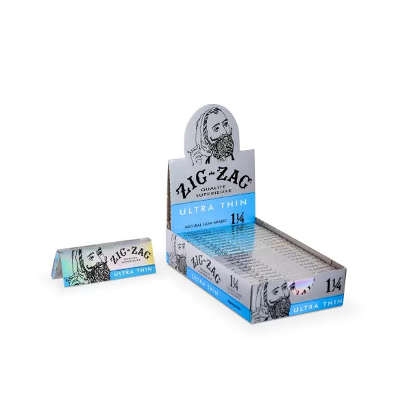 ZIG ZAG ULTRA THIN 1&1/4 SIZE PAPERS 24 BOOKLETS