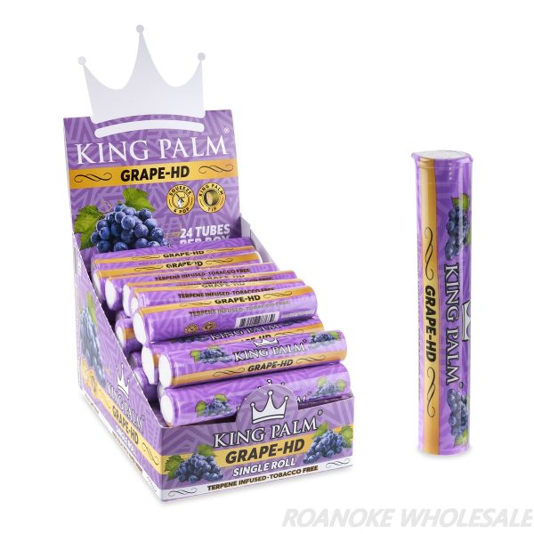 KING PALM SINGLE ROLLS IN TUBES (1G) 24PCS - Image 2