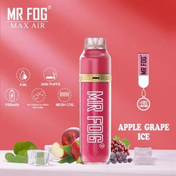 MR FOG MAX AIR 3000 PUFFS 10PCS [80ML] - Image 2
