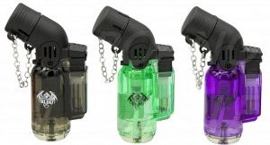 SPECIAL BLUE MINI TORCH LIGHTERS - DUAL MINI PLASTIC (LT116) 2PCS [NO SHIPPING]