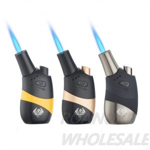 SPECIAL BLUE MINI TORCH LIGHTERS - ROCK STEADY (LT136) 9PCS [NO SHIPPING]