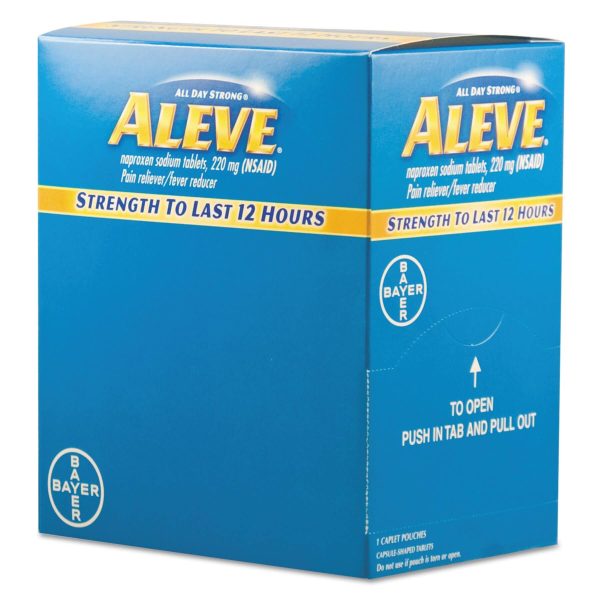 ALEVE (220MG) 25 PACKS OF 1-TAB EACH