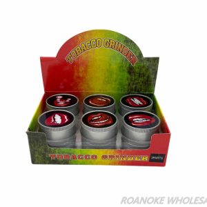 RED LIPS 50MM METAL GRINDER 12PCS