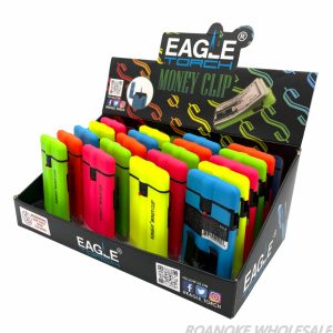 EAGLE TORCH MONEY CLIP TORCH DISPLAY 20PCS [NO SHIPPING]