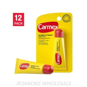 CARMEX CLASSIC LIP BALM TUBES .35OZ 12PCS