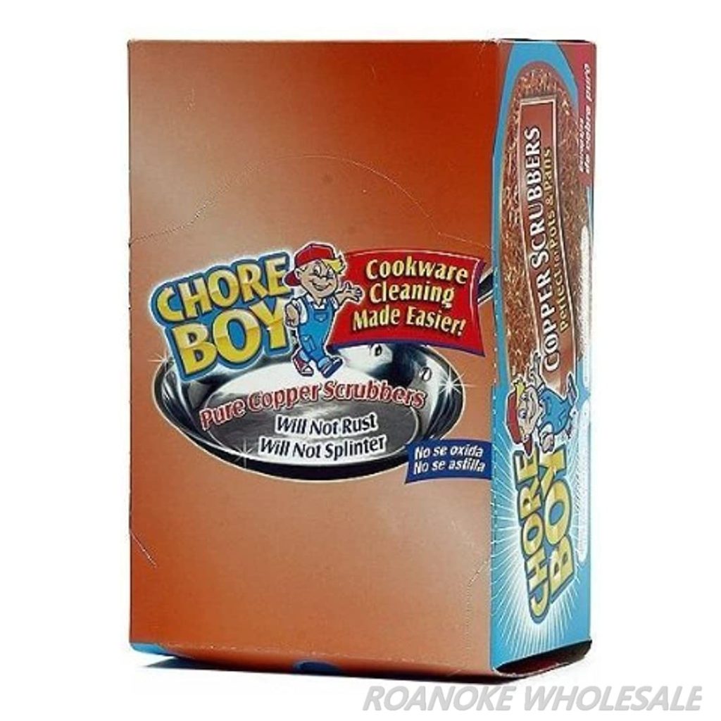 CHORE BOY COPPER SCRUBBERS 36PCS Roanoke Wholesale