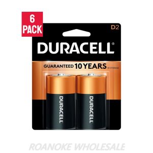 DURACELL D 2-PACK 6PCS