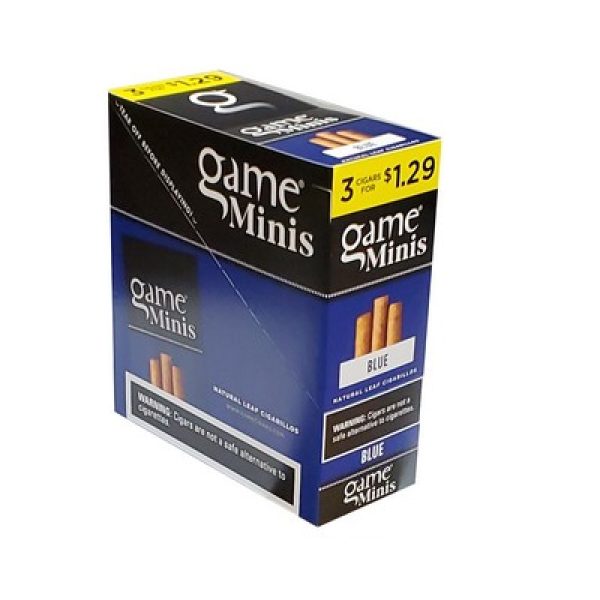 Game Minis Cigarillos 3 For 129 153 Packs Roanoke Wholesale