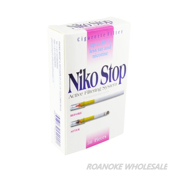 NIKO STOP ACTIVE CIGARETTE FILTERING SYSTEM 12CT 30CT PER BOX - Image 2