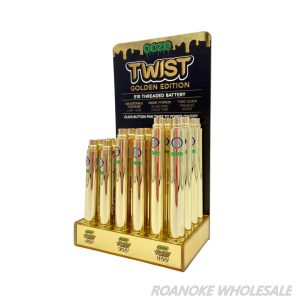 OOZE TWIST GOLD BATTERY DISPLAY 24PCS