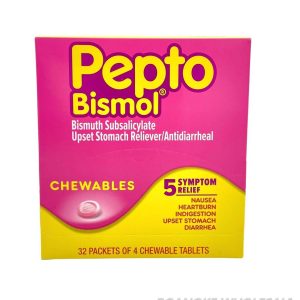 PEPTO BISMOL CHEWABLES 32/4 PACKS