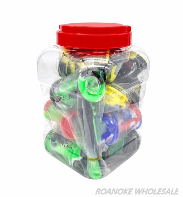 SILICONE PIPES JAR HAMMER DESIGN 10PCS