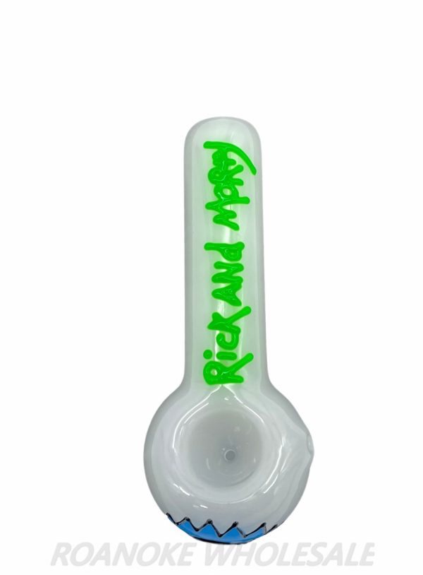 SPOON PIPE 4" RICK & MORTY GLOW IN THE DARK - Image 2