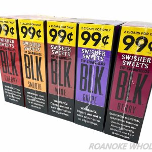 SWISHER SWEETS BLK TIP CIGARILLOS (2 FOR $0.99) 15/2 PACKS