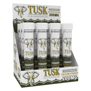 TUSK KRATOM POWDER 200MG MIT 12PCS - BLUE RAZZ LEMONADE