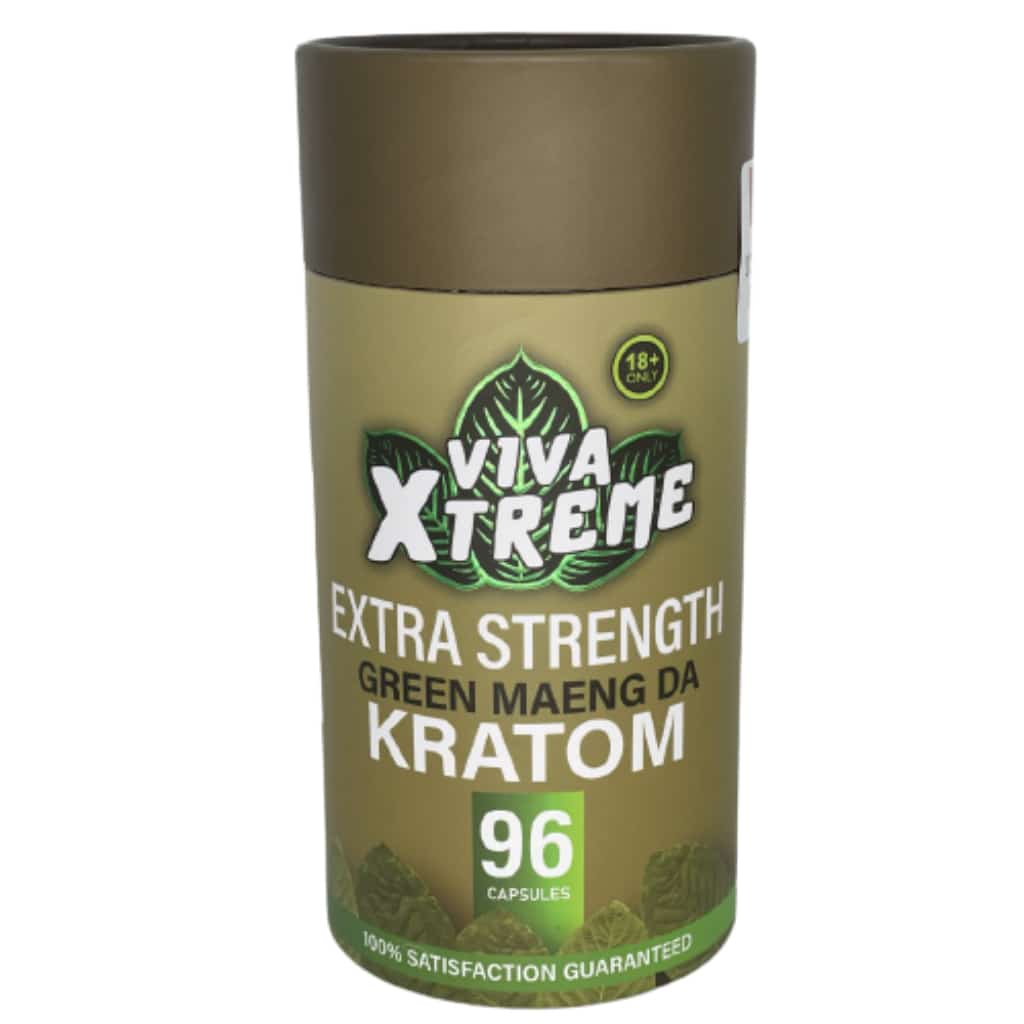 VIVA XTREME GREEN MAENG DA KRATOM 96 CAPSULES Roanoke Wholesale