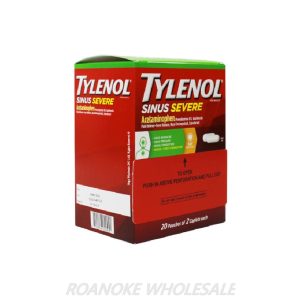 TYLENOL SINUS SEVERE (325MG) 2 CAPLETS X 20PCS