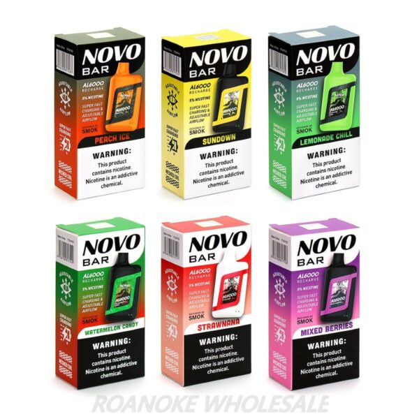 NOVO BAR AL6000 PUFFS 10PCS [130ML] - Image 2