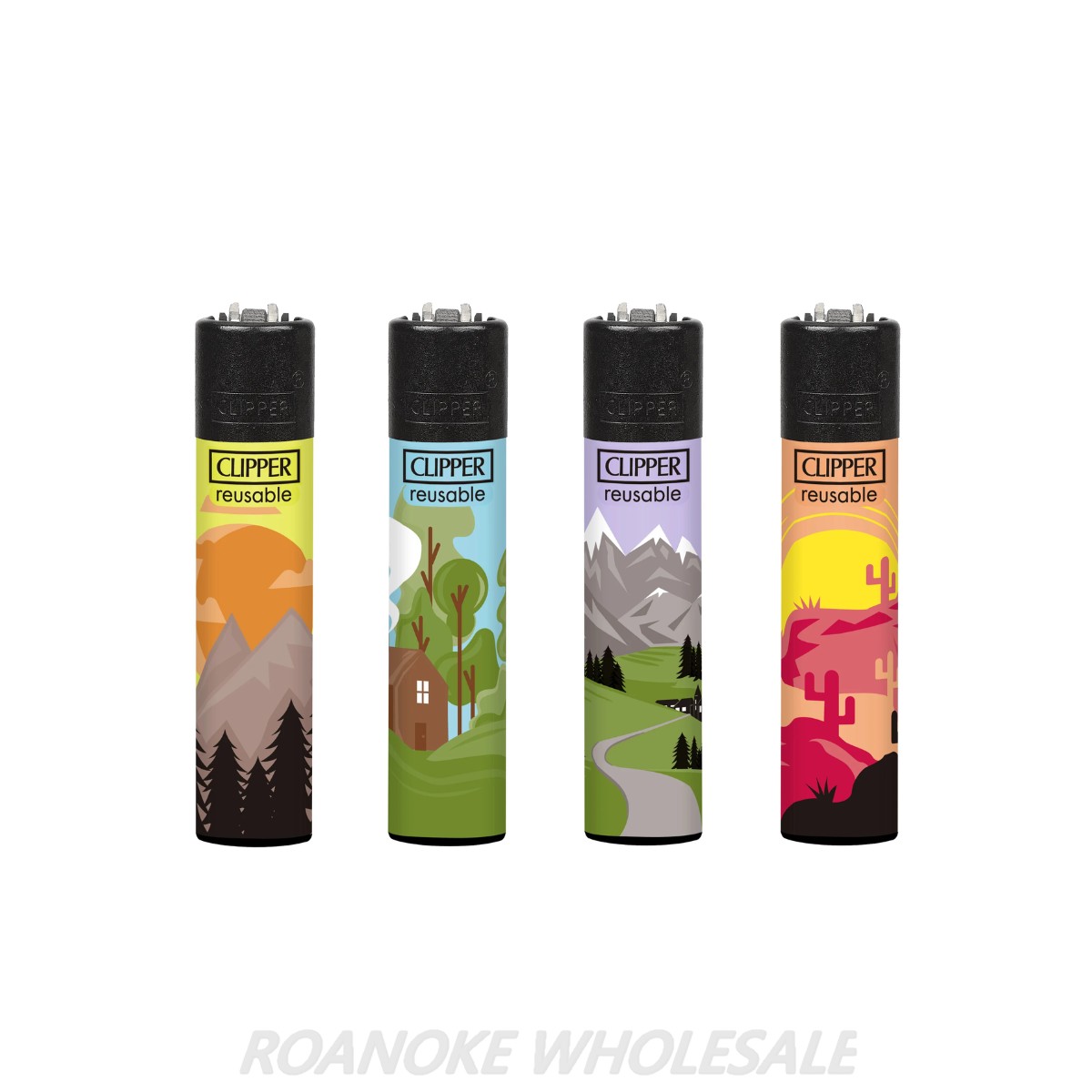 CLIPPER REUSABLE CLASSIC LIGHTER TRAVELERS 48PCS Roanoke Wholesale