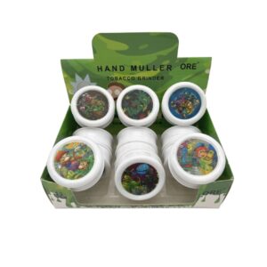 TV SHOW ICONS 60MM PLASTIC GRINDER 12PCS