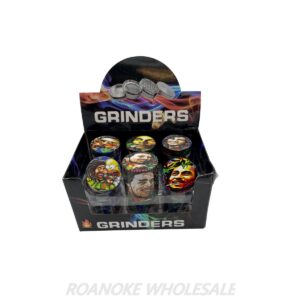 BOB MARLEY 40MM METAL GRINDER 12PCS