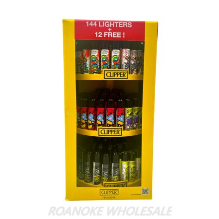 CLIPPER CLASSIC FLINT LIGHTER LARGE DISPLAY 144+12PCS [NO SHIPPING] - Image 3