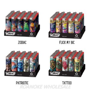 BIC LIGHTERS PRINTED DESIGNS 50PCS [NO SHIPPING]