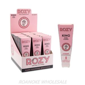 ROZY CONE PINK KING SIZE 3PACK - 24PCS