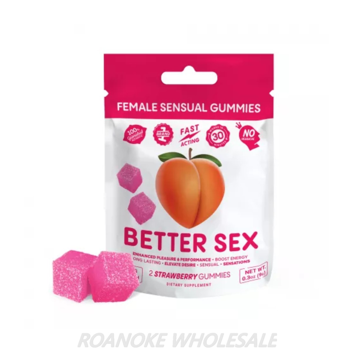 Better Sex Gummies Female Sensual 12 Pouches Roanoke Wholesale 5826