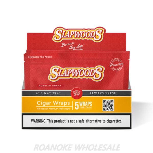 SLAPWOODS CIGAR WRAPS 10/5 PACKS Roanoke Wholesale