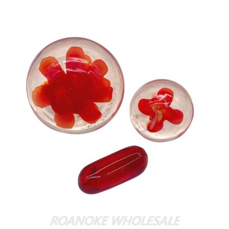 TERP SLURPER QUARTZ 3PC SET - FLOWER DESIGN - Image 2