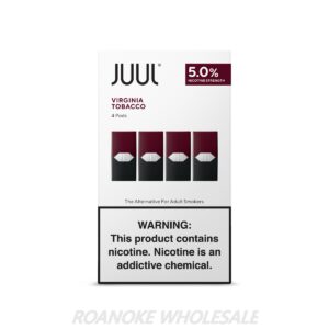 JUUL PODS 5% 4PK - VIRGINIA TOBACCO