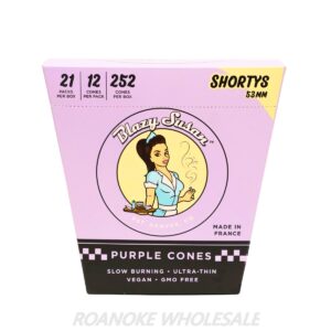 BLAZY SUSAN SHORTYS 53MM SIZE PURPLE CONES