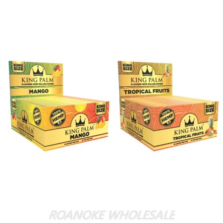KING PALM HEMP ROLLING PAPER KING SIZE 22PCS - Image 2