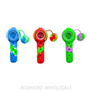 SILICONE SPOON PIPE & NECTAR COLLECTOR 5PCS