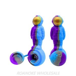 ASTRONAUT SILICONE SPOON PIPE & NECTAR COLLECTOR 5PCS