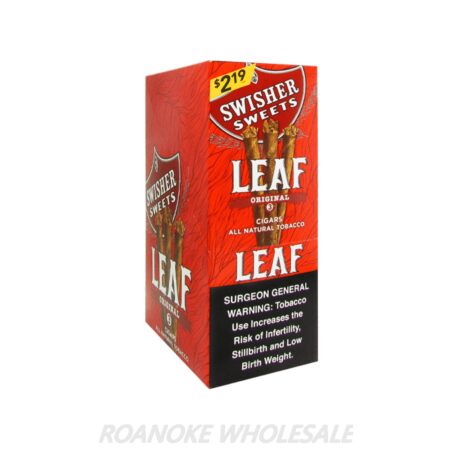 SWISHER SWEETS LEAF CIGARILLOS (3 FOR $2.19) 10/3 PACKS