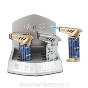 SCORCH TORCH - TABLE TORCH W/HOLD BUTTON 6PCS (61667-1) [NO SHIPPING]