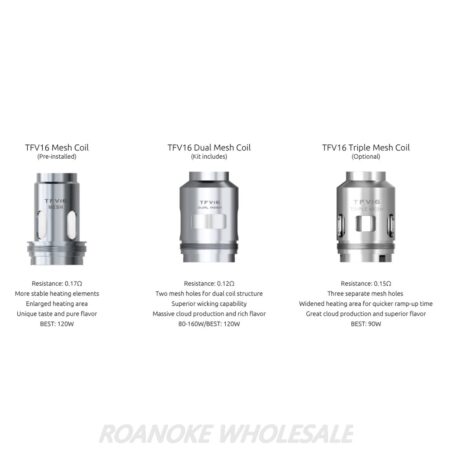 SMOK TFV16 SERIES COILS 3PCS - Image 2