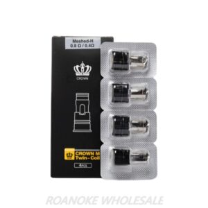 UWELL CROWN M TWIN-COIL 0.8/0.4 OHM 4PCS