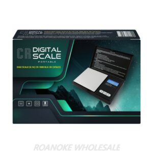 CR PORTABLE DIGITAL SCALE BLK-3D 1000G X 0.1G (SPACE)