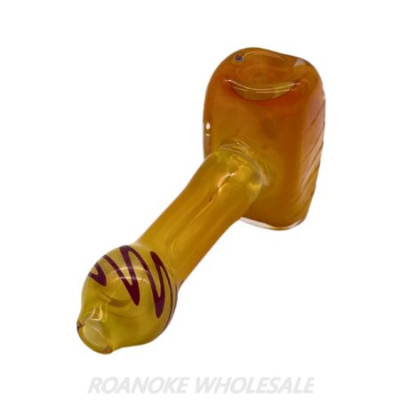 GLASS PIPE 5 1/2" SQUARE-HEAD CREATURE - Image 2
