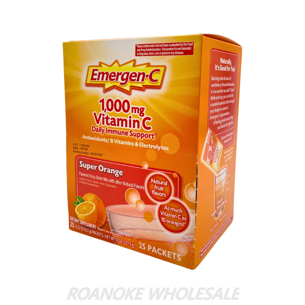 EMERGENC 1000MG VITAMIN C 25PCS Roanoke Wholesale